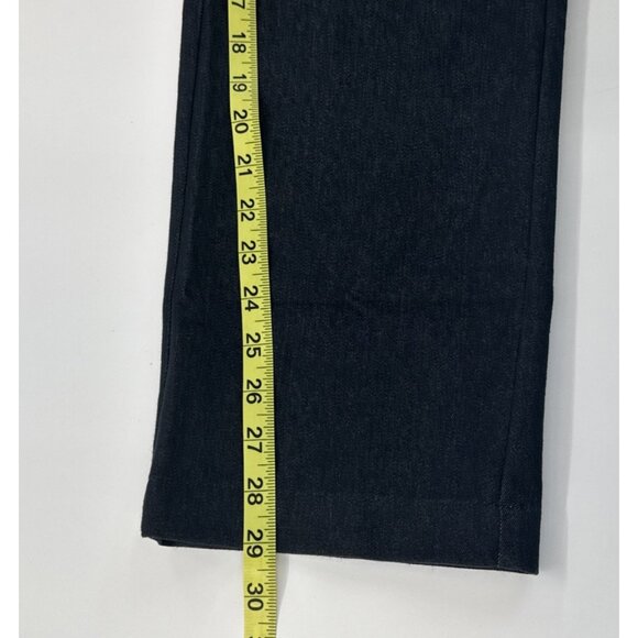 New Directions Pants Womens 14 Blue Relaxed Cropped High Rise Slim Stretch NEW - Picture 7 of 9